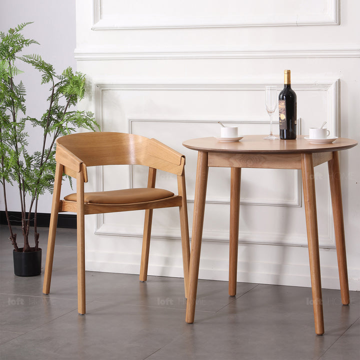 Scandinavian Wood Dining Chair LOOM Environmental