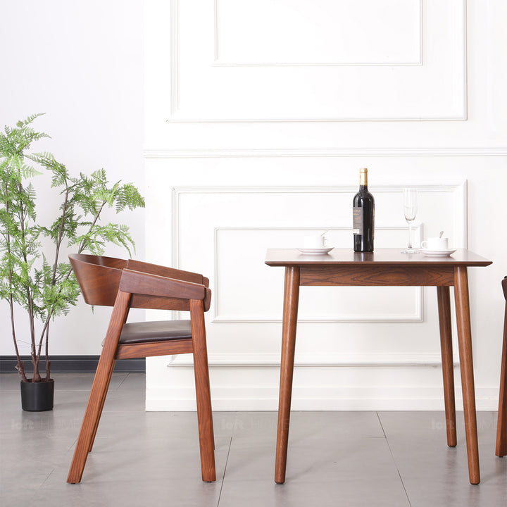 Scandinavian Wood Dining Chair LOOM Situational