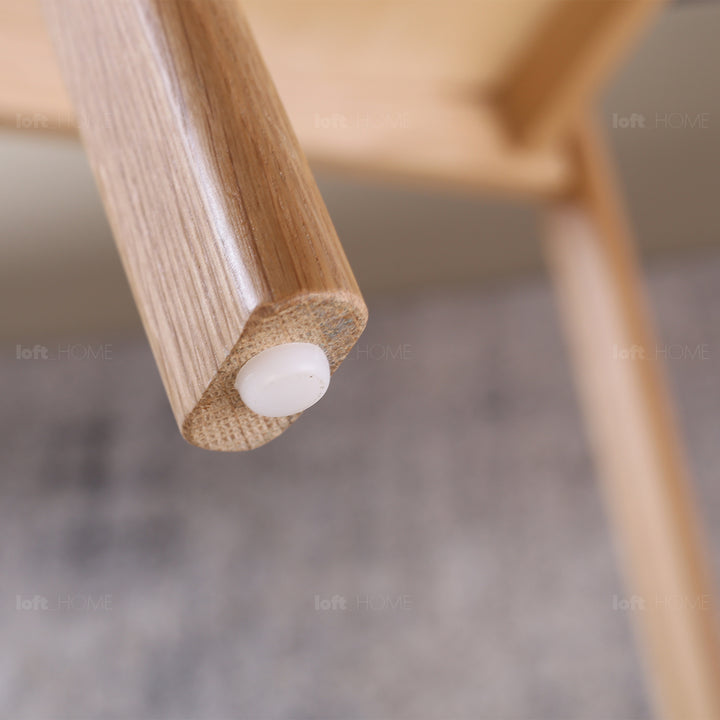 Scandinavian Wood Dining Chair LOOM Detail 7