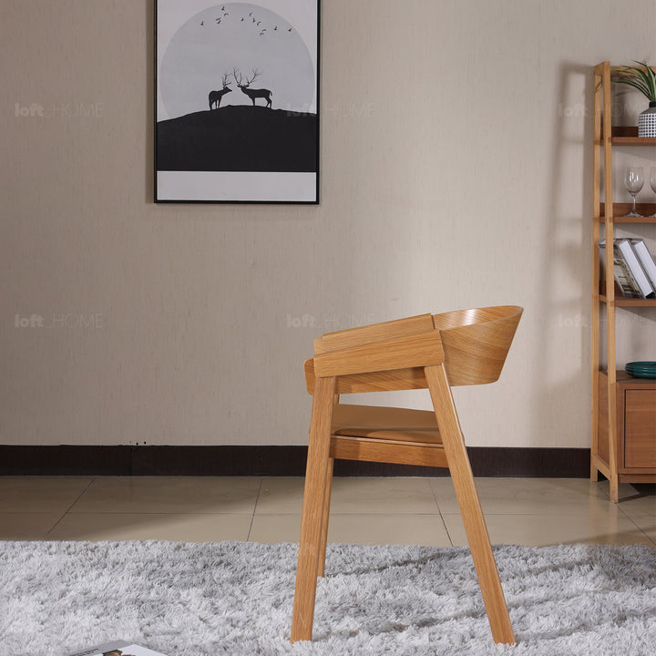 Scandinavian Wood Dining Chair LOOM Panoramic