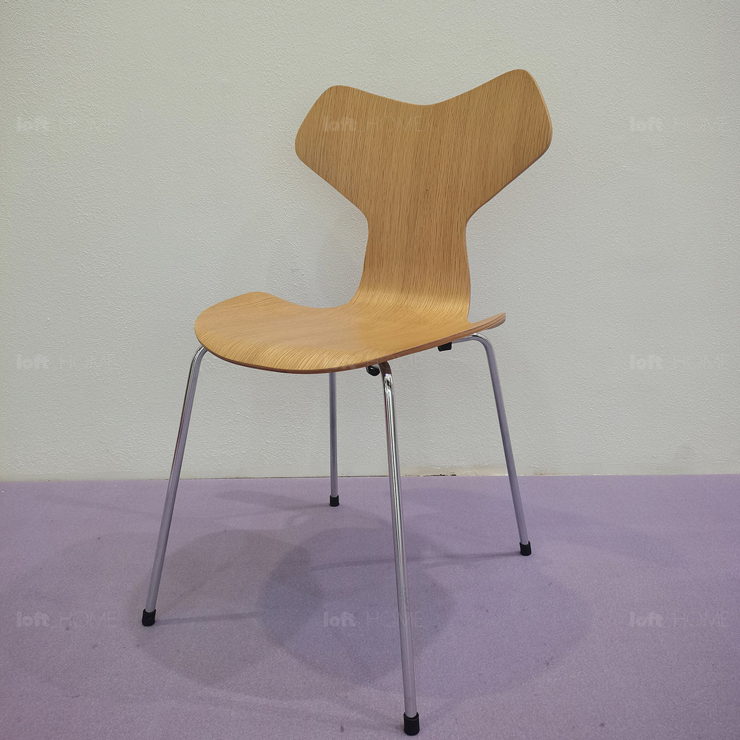 Scandinavian Wood Dining Chair MYST Layered