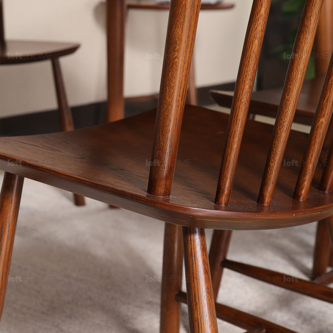 Scandinavian Wood Dining Chair NOBLE Detail 9