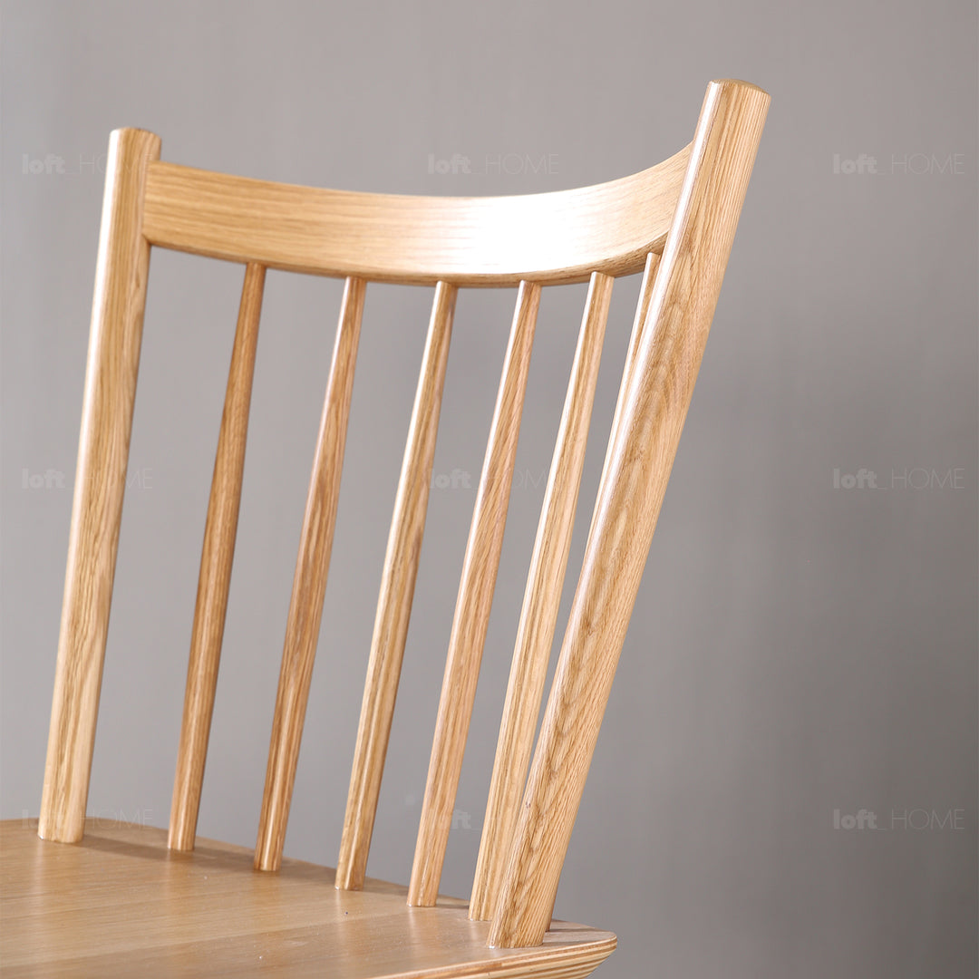 Scandinavian Wood Dining Chair NOBLE Detail 10