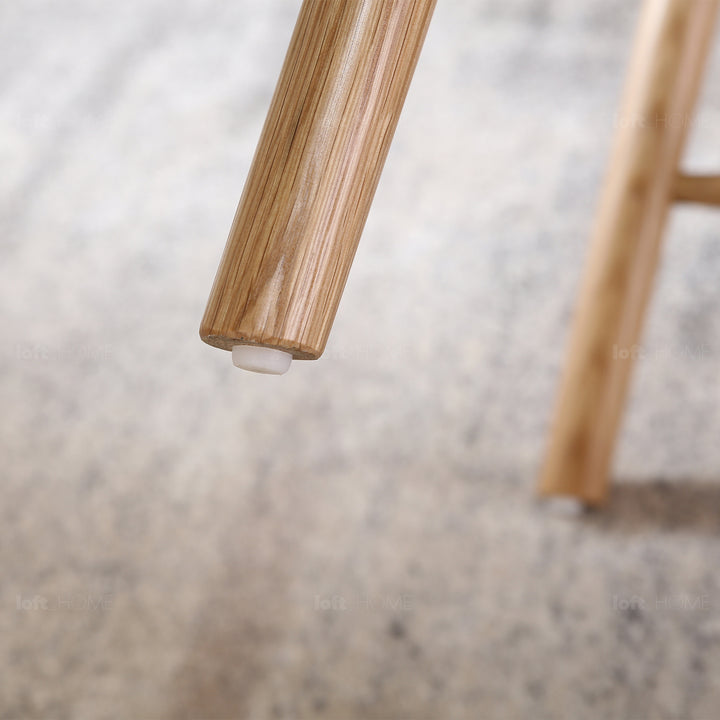Scandinavian wood dining chair 2pcs set noble detail 14.
