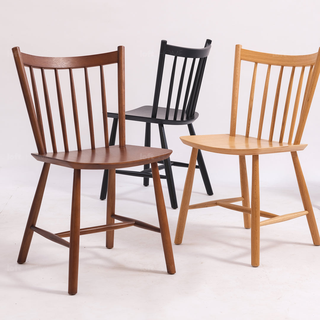 Scandinavian Wood Dining Chair NOBLE Life Style