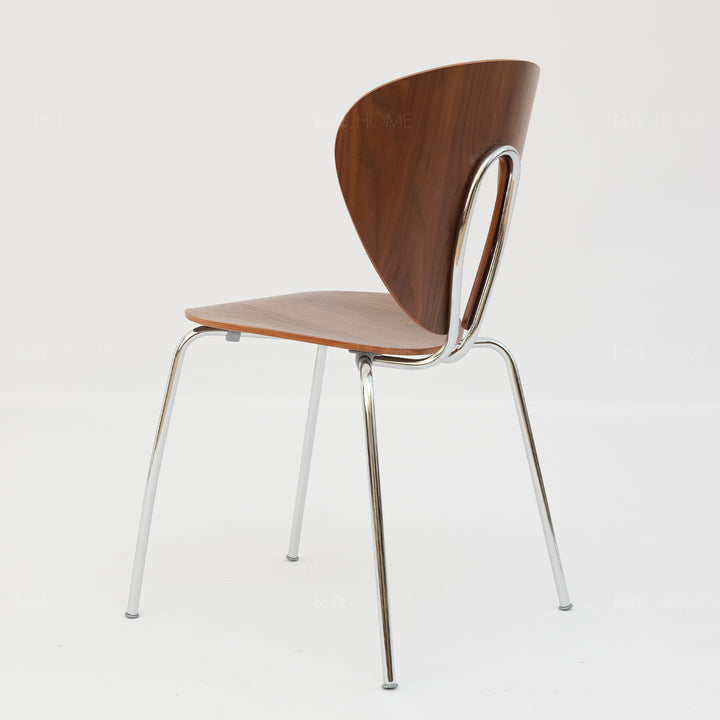 Scandinavian wood dining chair 2pcs set orbit detail 5.