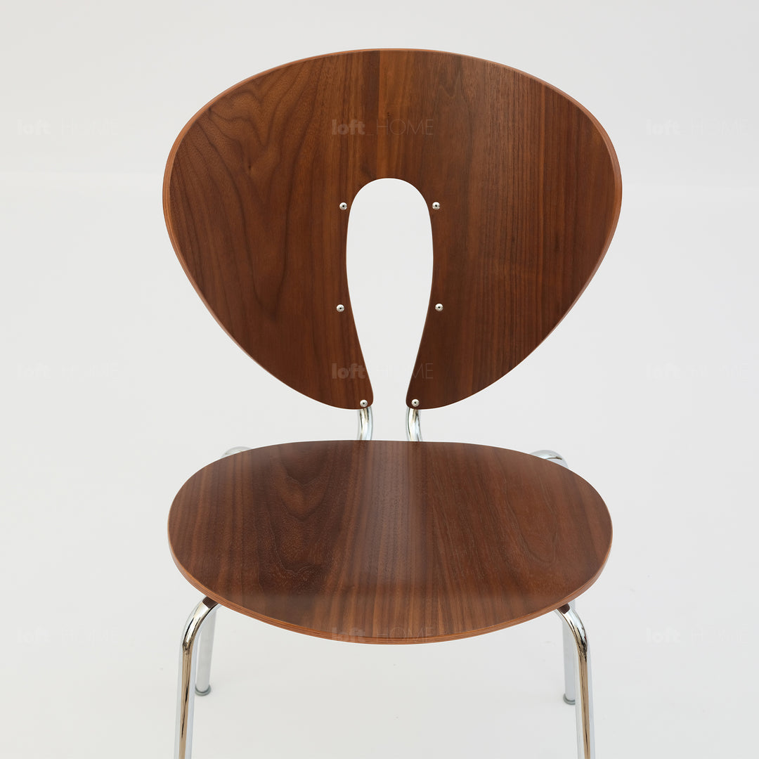 Scandinavian wood dining chair 2pcs set orbit detail 8.