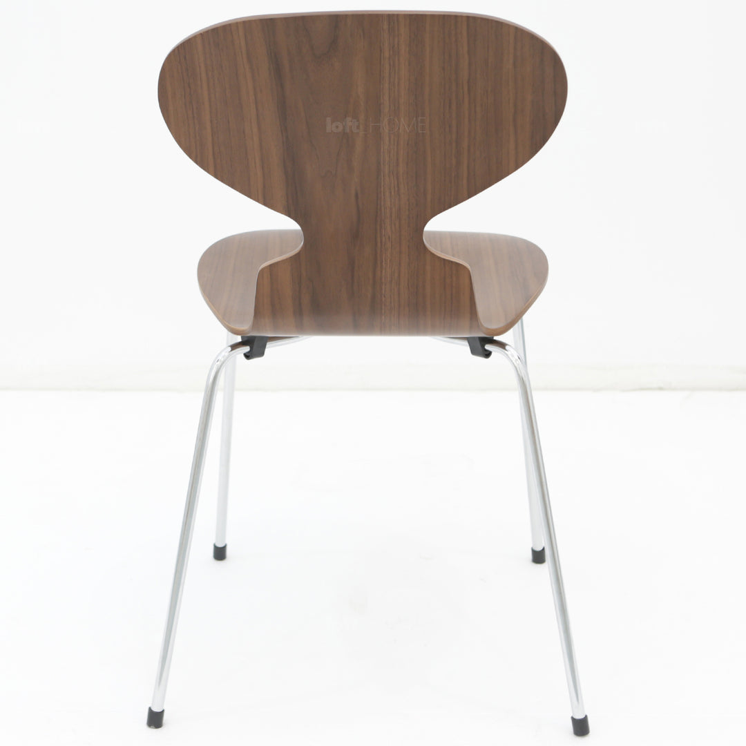 Scandinavian Wood Dining Chair RIFT Layered