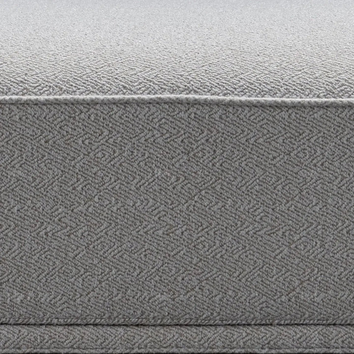 Minimalist mixed weave fabric modular corner 2 seater sofa eleganza color swatches.