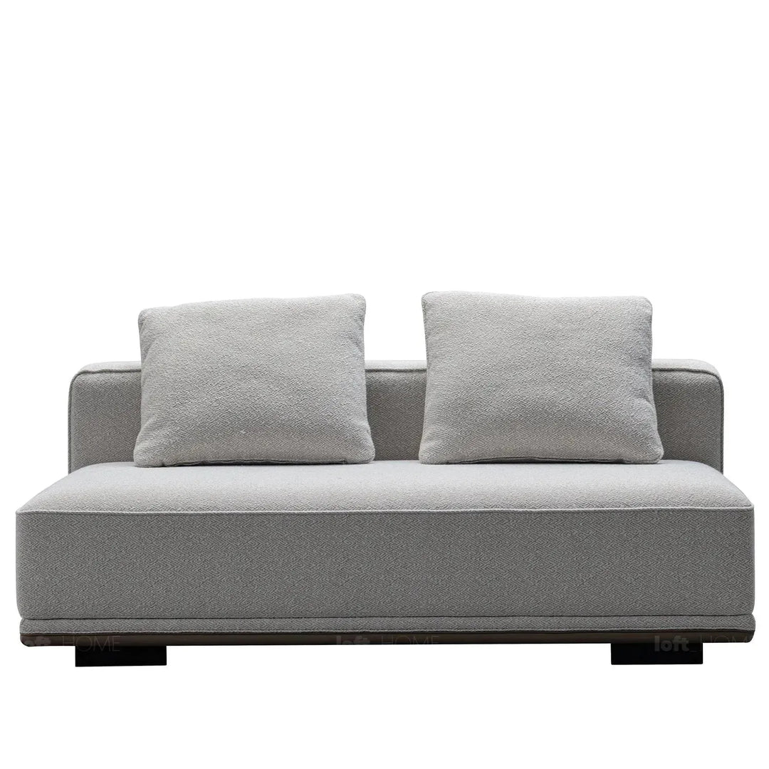 Minimalist mixed weave fabric modular l shape sectional sofa eleganza 7+l with context.