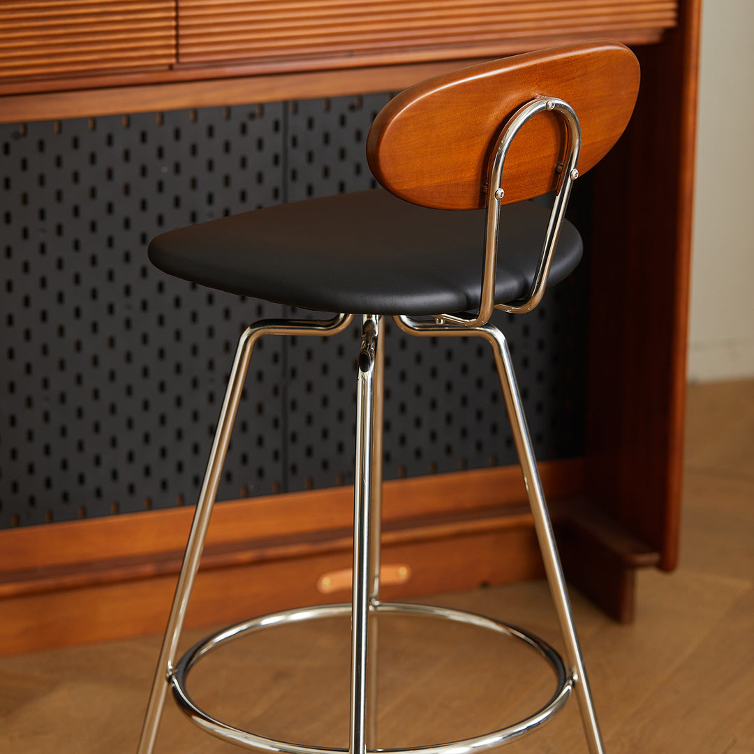 Vintage boxwood bar chair the old in still life.