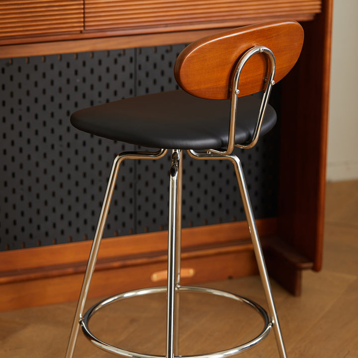 Vintage boxwood bar chair the old in still life.
