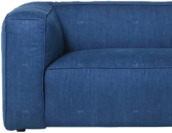 Minimalist canvas fabric 3 seater sofa finesse material variants.