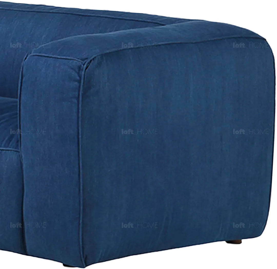 Minimalist canvas fabric 3 seater sofa finesse in real life style.