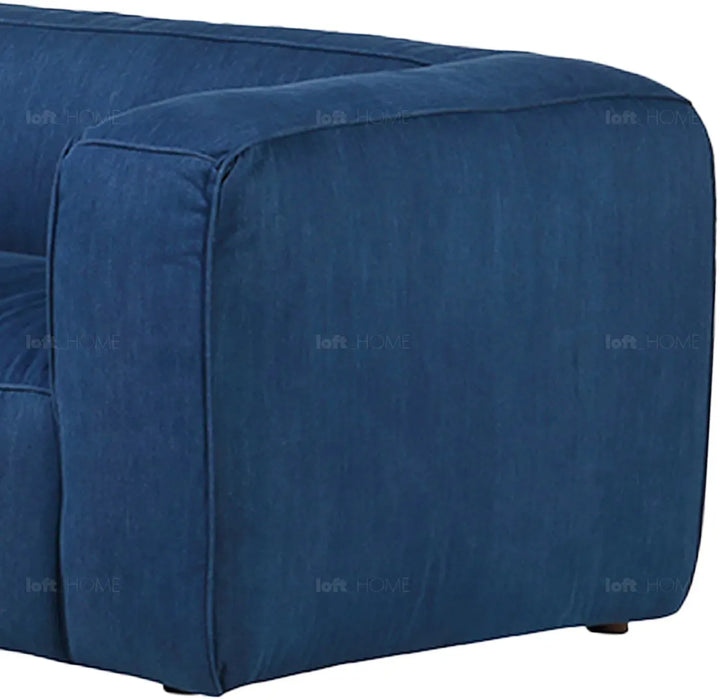 Minimalist canvas fabric 3 seater sofa finesse in real life style.