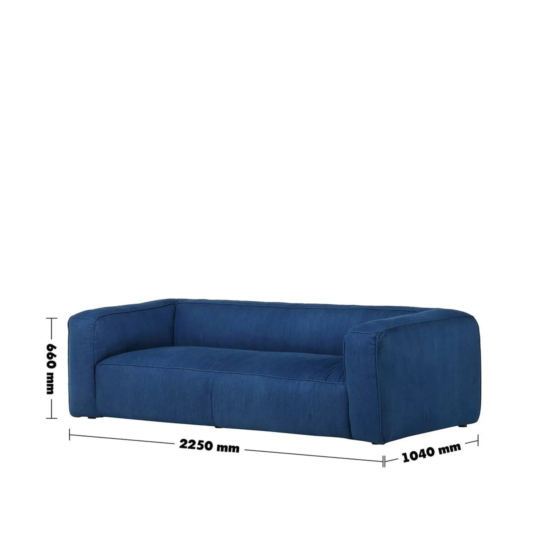 Minimalist canvas fabric 3 seater sofa finesse size charts.
