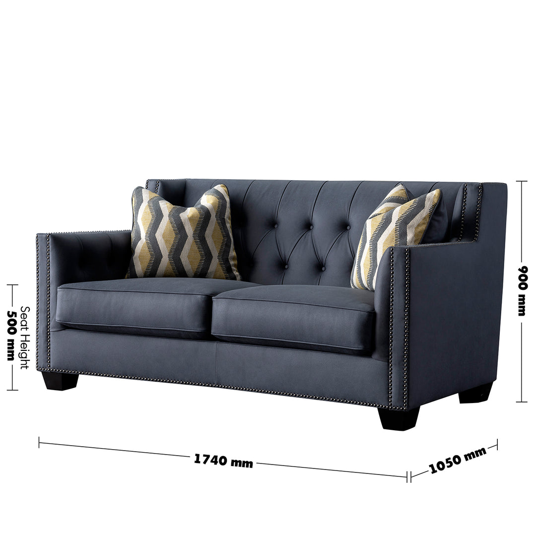 Vintage microfiber leather 2 seater sofa grimm size charts.