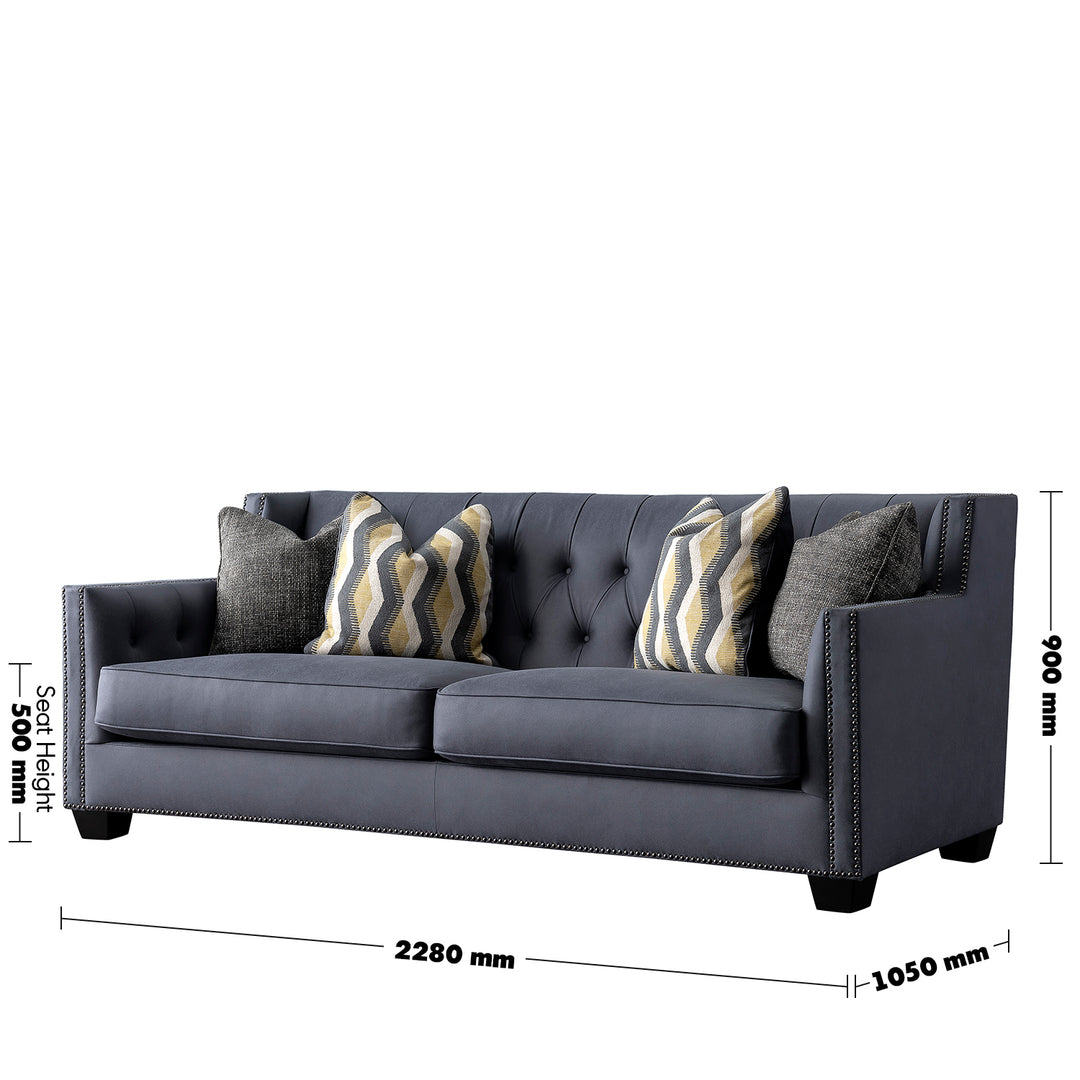 Vintage microfiber leather 3 seater sofa grimm size charts.
