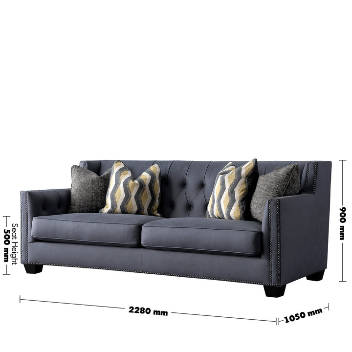 Vintage microfiber leather 3 seater sofa grimm size charts.