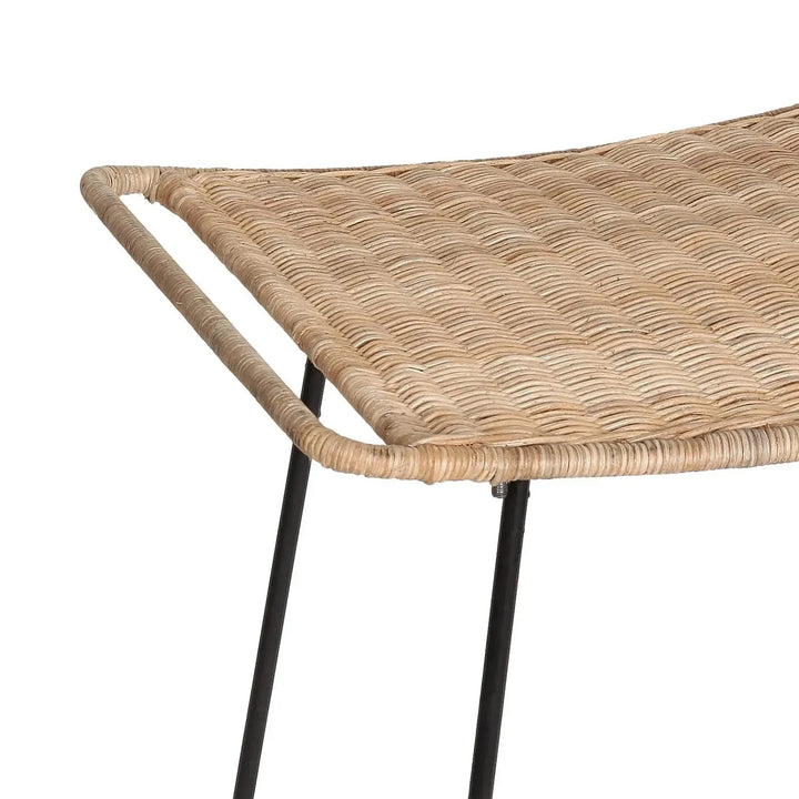 Bohemian rattan bar stool scott color swatches.