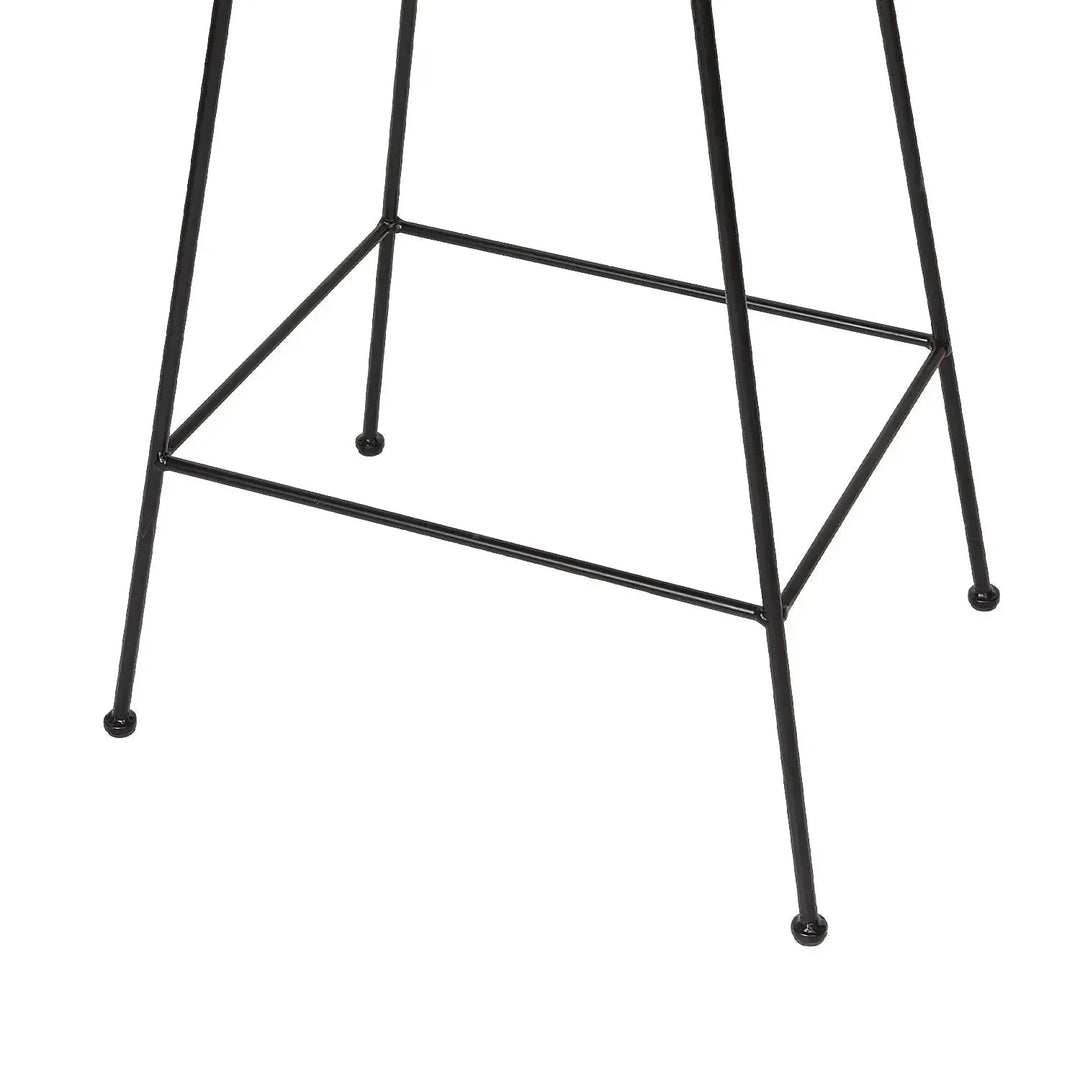 Bohemian rattan bar stool scott in panoramic view.