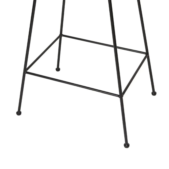 Bohemian rattan bar stool scott in panoramic view.