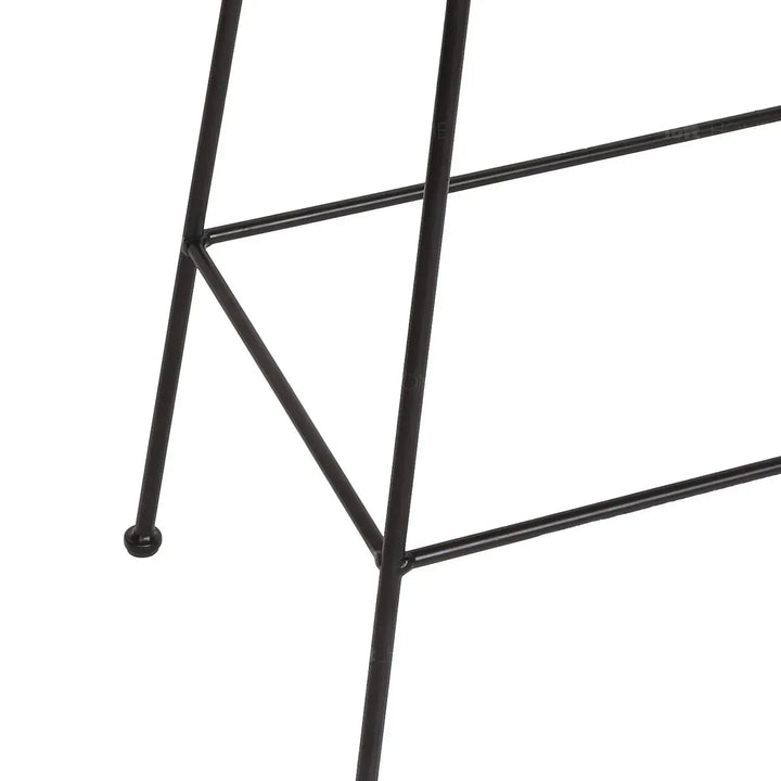 Bohemian rattan bar stool scott in real life style.