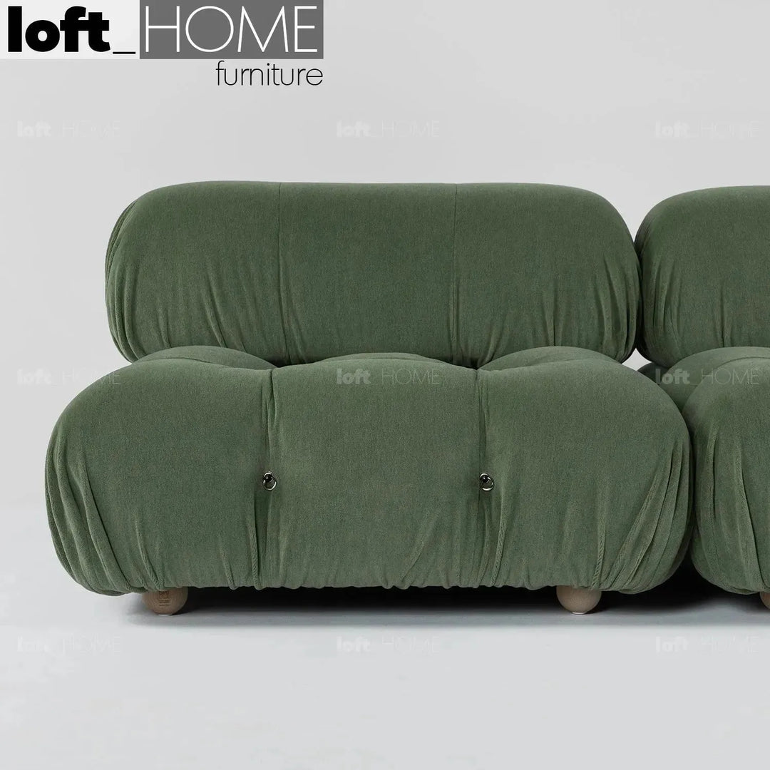 Contemporary fabric 1 seater sofa camaleonda primary product view.