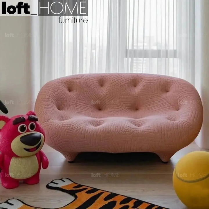 Contemporary fabric 1 seater sofa conch appa environmental situation.