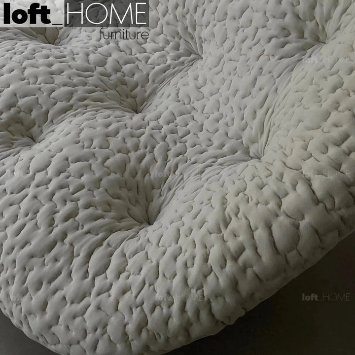 Contemporary fabric 1 seater sofa conch moby situational feels.