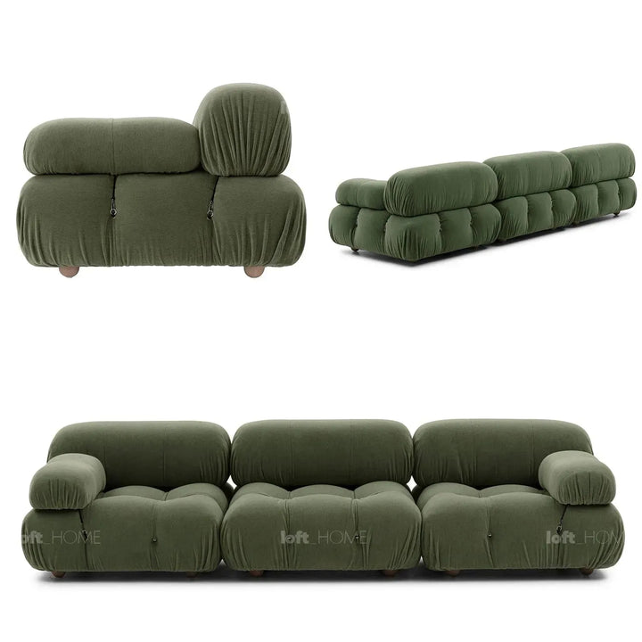 Contemporary fabric 3 seater sofa camaleonda environmental situation.
