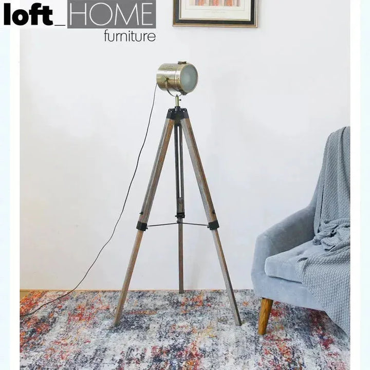Industrial metal floor lamp tripod s color swatches.