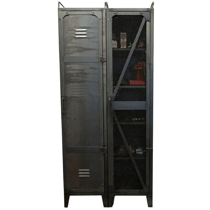 Industrial steel wardrobe mysteel in details.