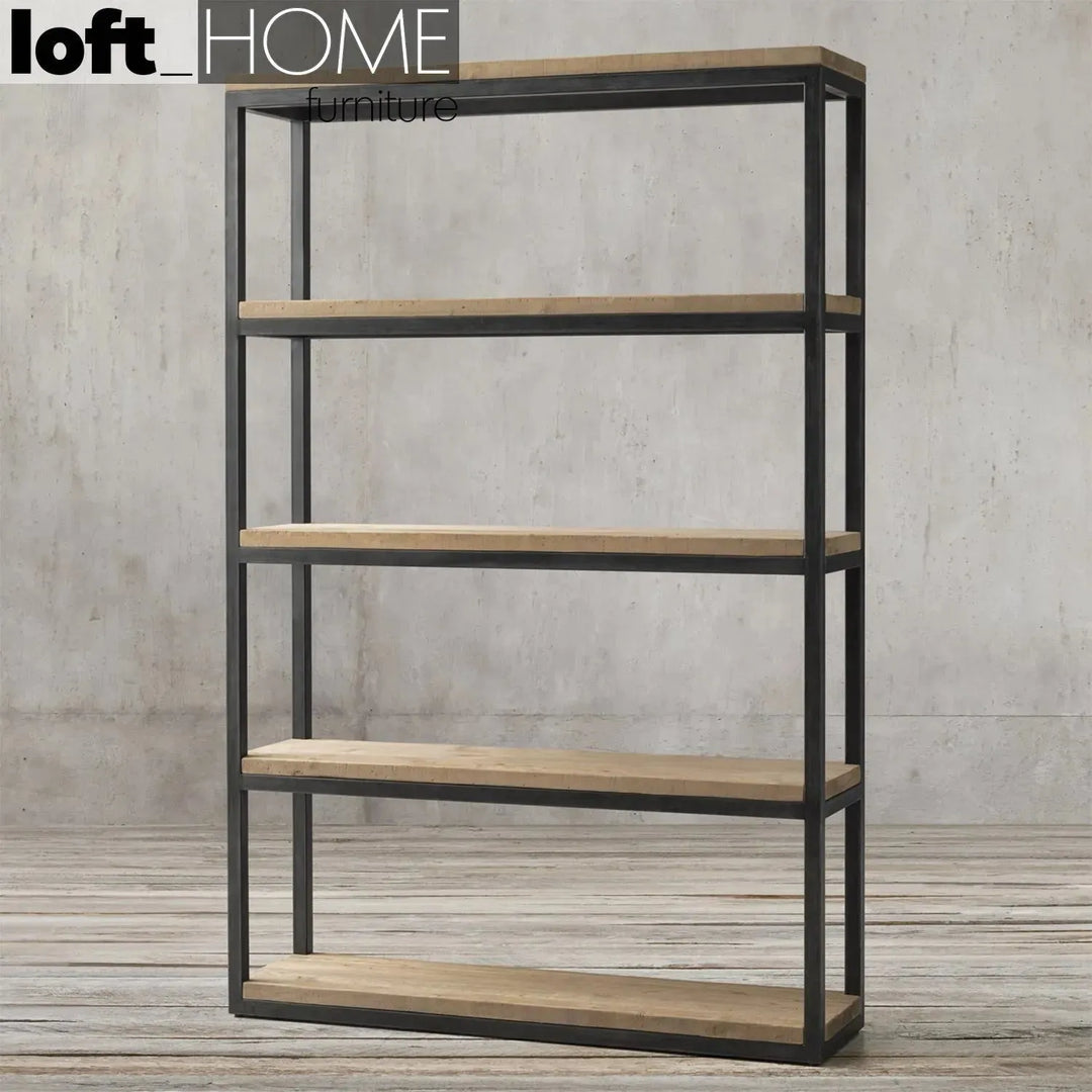 Industrial wood display shelf mysteel s color swatches.