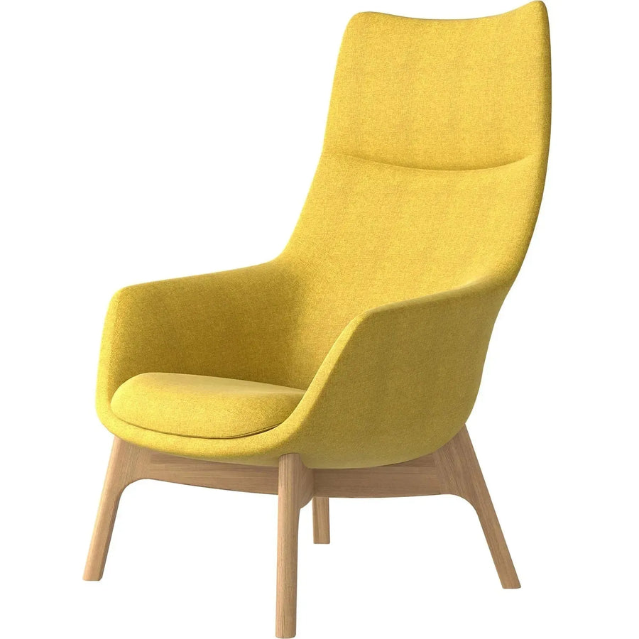 Scandinavian fabric 1 seater sofa sys high back primary product view.