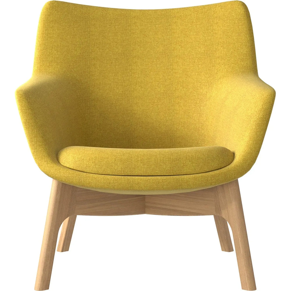 Scandinavian fabric 1 seater sofa sys low back in white background.