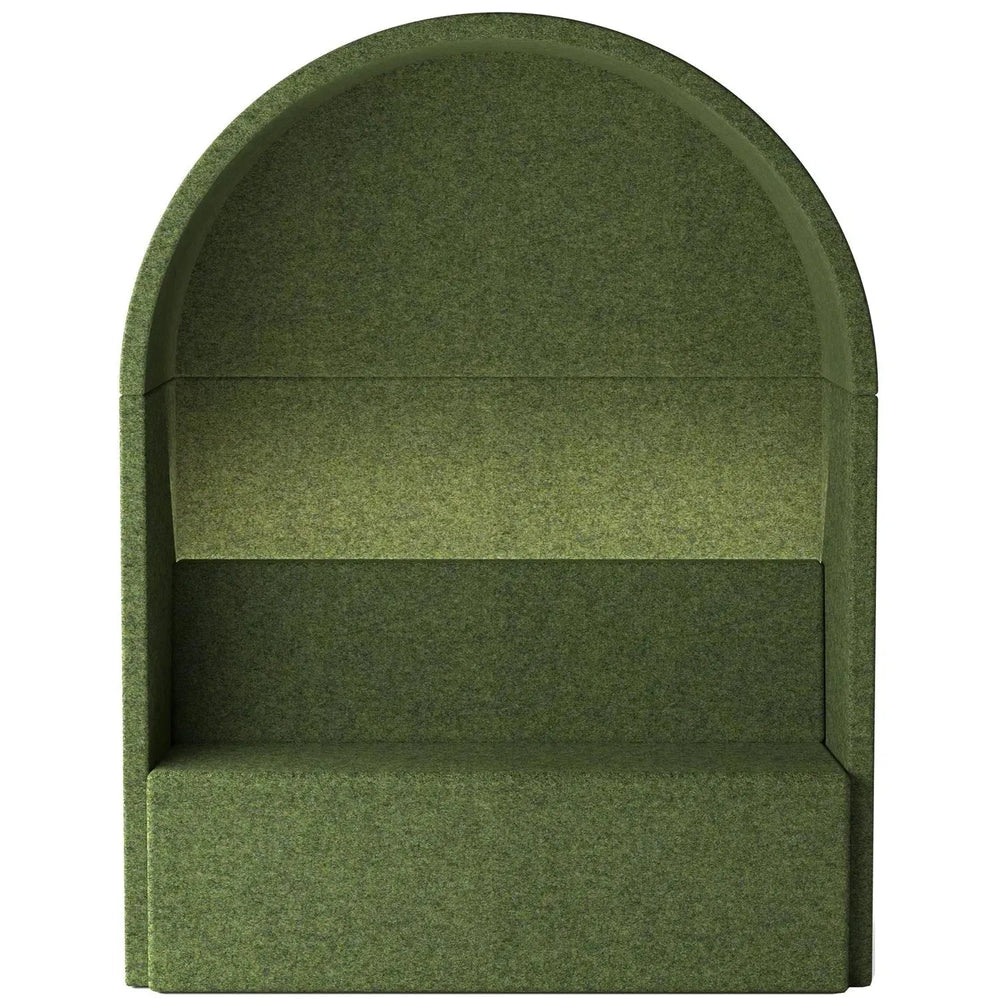 Contemporary fabric 2 seater sofa roma in white background.