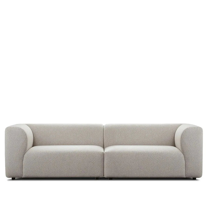 Minimalist fabric 3 seater sofa flower detail 2.
