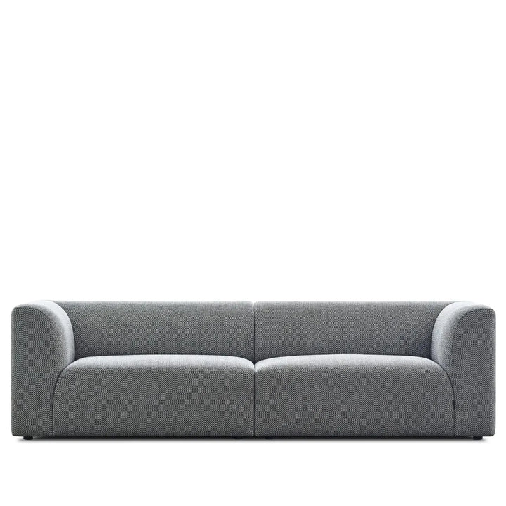 Minimalist fabric 3 seater sofa flower detail 4.