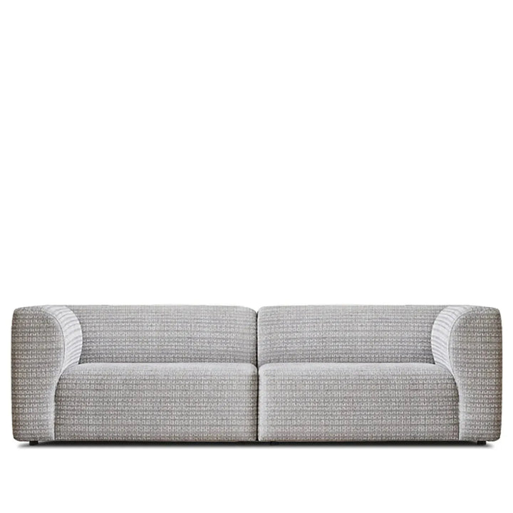 Minimalist fabric 3 seater sofa flower detail 3.
