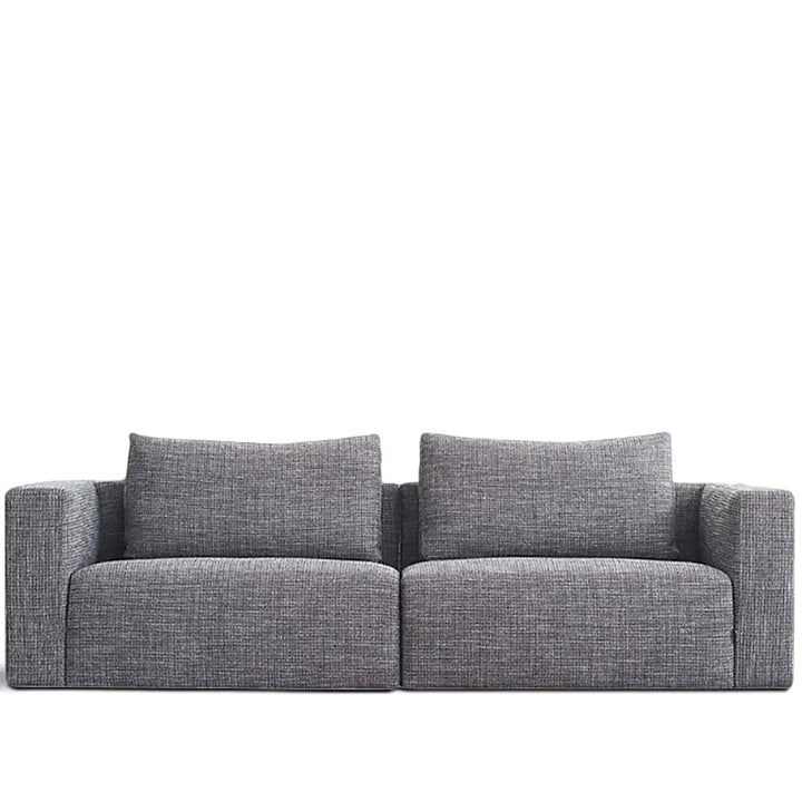 Minimalist fabric 3.5 seater sofa bri layered structure.