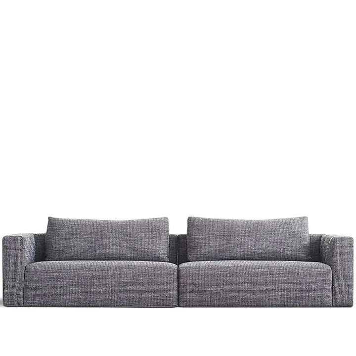Minimalist fabric 4.5 seater sofa bri layered structure.