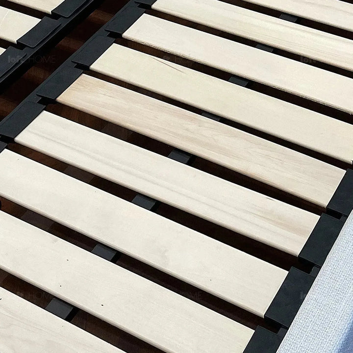 Minimalist fabric bed muuo environmental situation.
