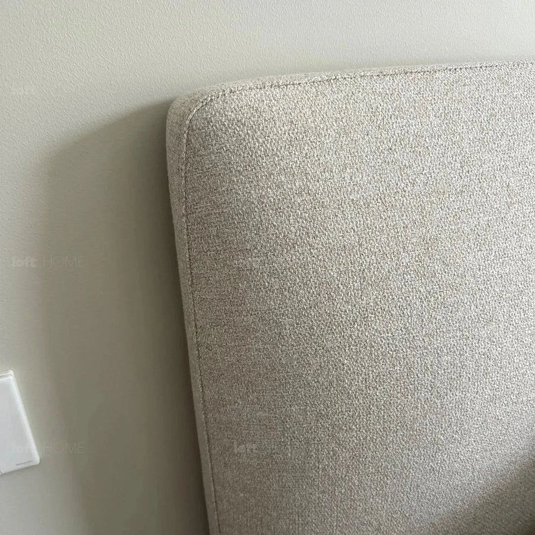 Minimalist fabric bed sino conceptual design.