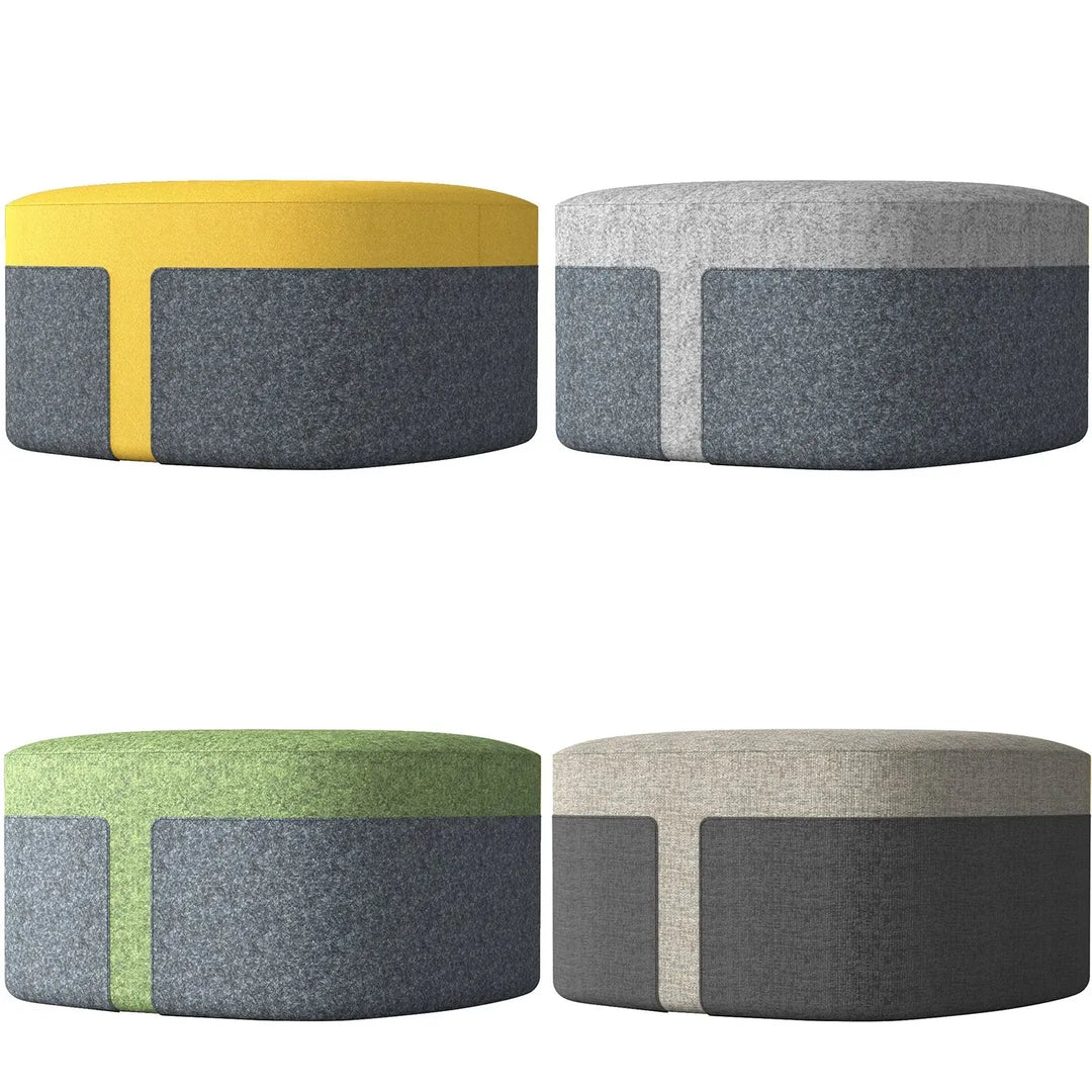 Modern fabric ottoman bag l environmental situation.