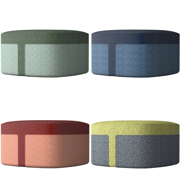 Modern fabric ottoman bag l conceptual design.