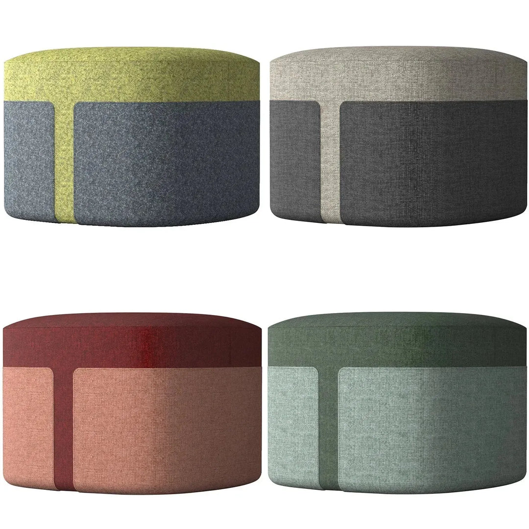 Modern fabric ottoman bag m environmental situation.