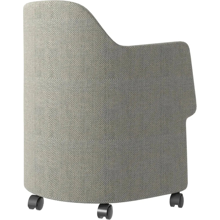Modern fabric training 1 seater sofa cactus in close up details.