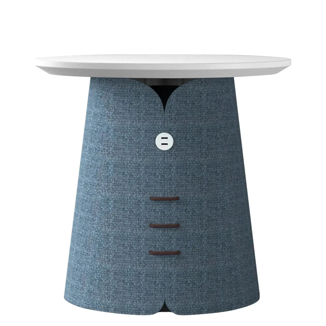 Contemporary wood side table collar environmental situation.