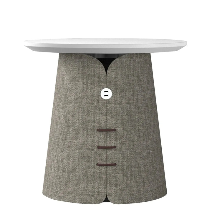 Contemporary wood side table collar primary product view.